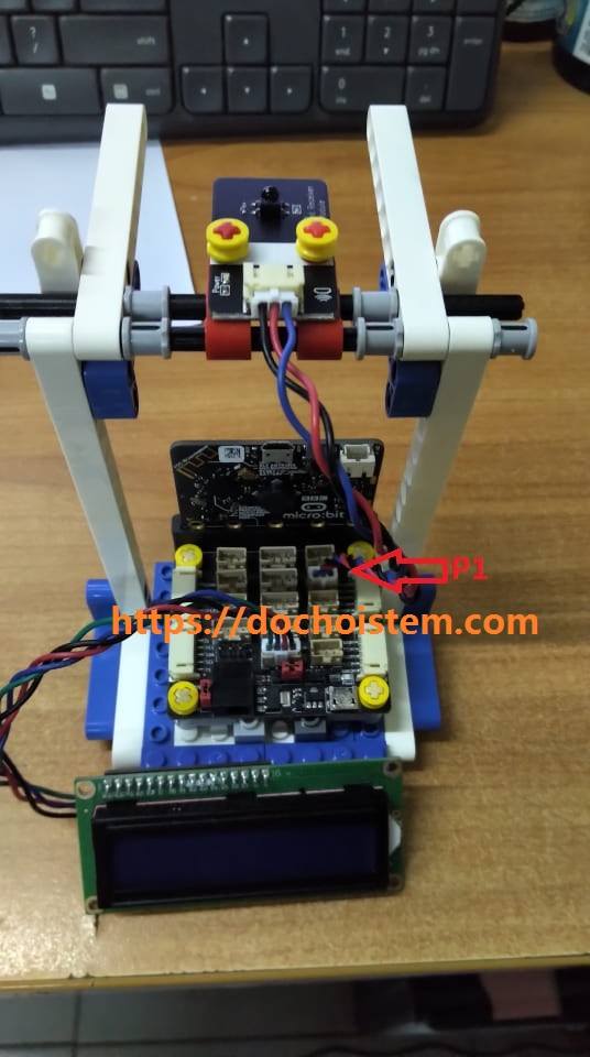 Kết nối module nhận tia hồng ngoại với Mạch mở rộng Microbit PH2.0 Kết nối module nhận tia hồng ngoại với Mạch mở rộng Microbit PH2.0