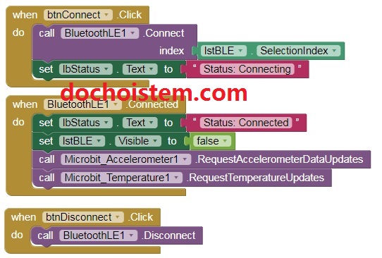 Lập trình các nút trên App Inventor Lập trình các nút trên App Inventor