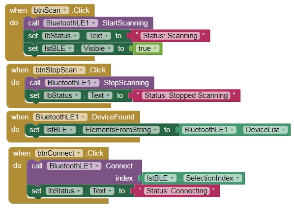 Lập trình các nút trên App Inventor Lập trình các nút trên App Inventor