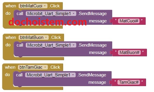 Lập trình các nút trên App Inventor Lập trình các nút trên App Inventor