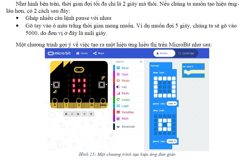lập trình micro:bit cơ bản lap trinh microbit co ban
