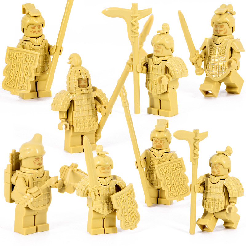 Lego lính đất nung nhà Tần - Lego Minifigures - Nhân vật Lego Cổ Trang