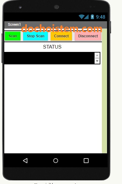 Giao diện màn hình App Inventor Giao diện màn hình App Inventor
