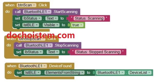 Lập trình các nút trên App Inventor Lập trình các nút trên App Inventor