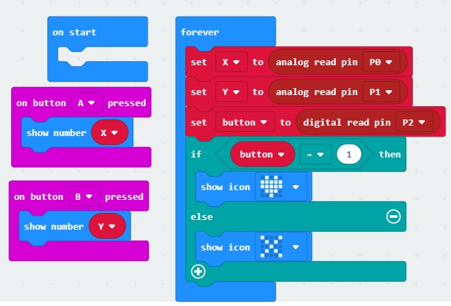 lập trình microbit joystick lập trình microbit joystick