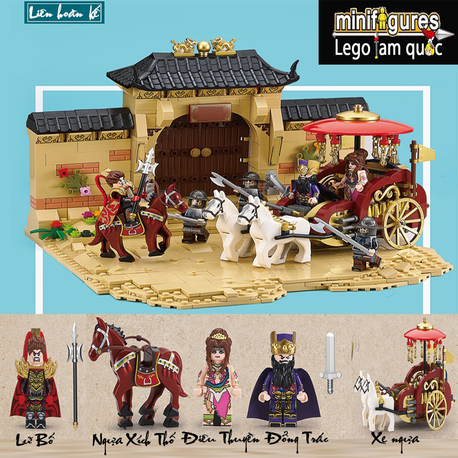 Liên hoàn kế - Mô hình Lego Tam Quốc - Tam Quốc Lego Minifigure