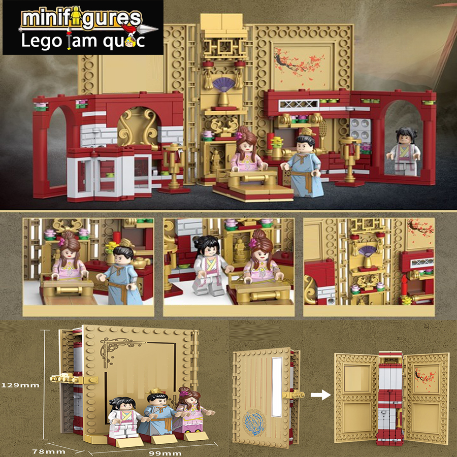 Quốc sắc thiên hương - Mô hình Lego Tam Quốc Lego Minifigure