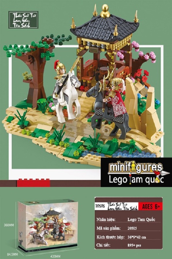 Thái Sử Từ ham đấu Tôn Sách - Mô hình Lego Tam Quốc Lego Minifigure
