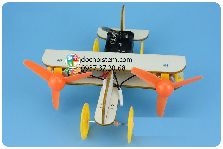 Máy bay cánh quạt - đồ chơi STEM - đồ chơi mô hình - đồ chơi lắp ráp
