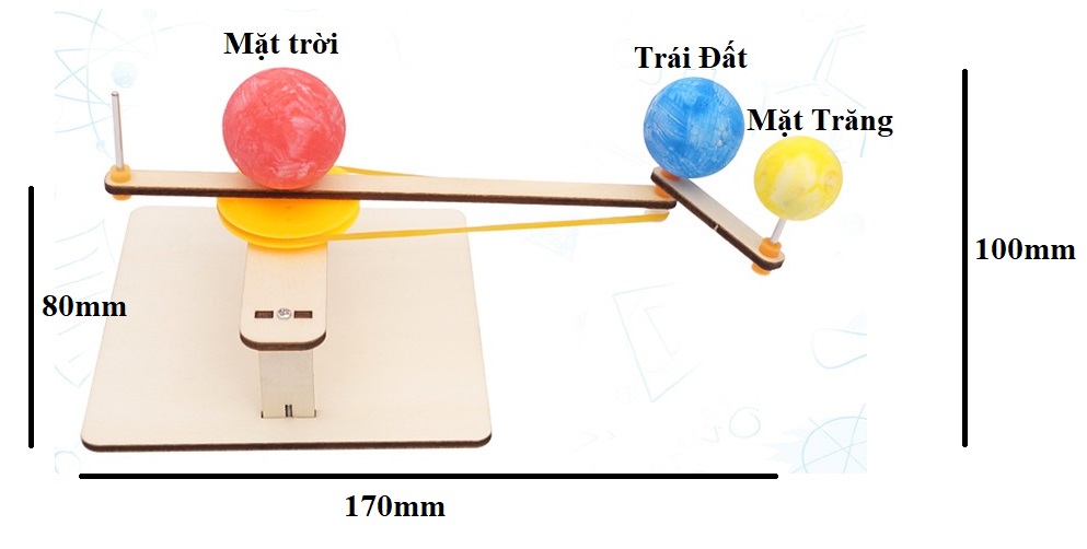 Mô hình nhật thực - đồ chơi STEM Mô hình nhật thực - đồ chơi STEM