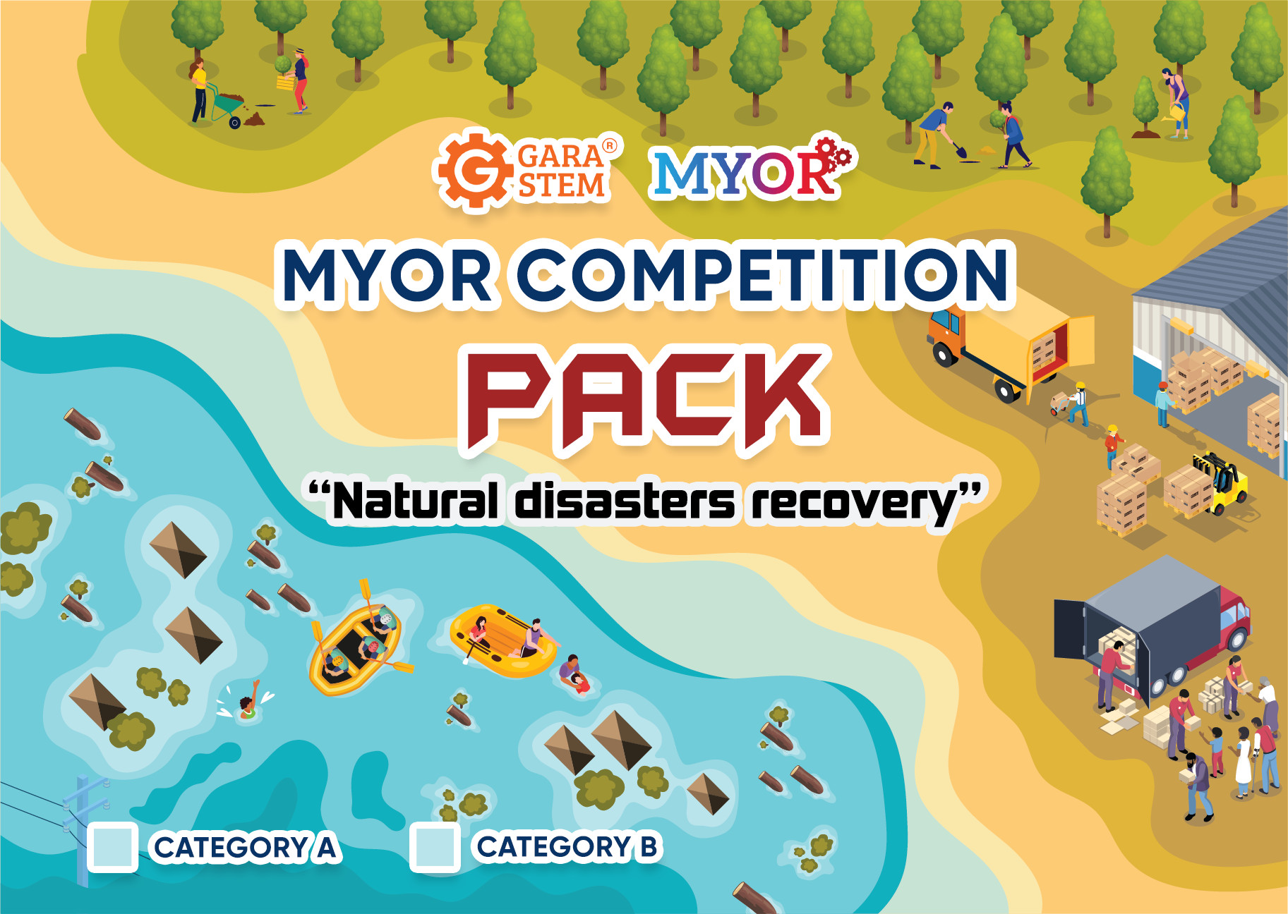 Cuộc thi lập trình Robot Myor 2022: Khắc phục thiên tai