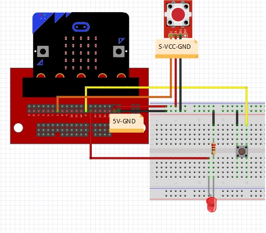 module nút bấm micro:bit module nút bấm micro:bit