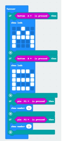 nút nhấn lập trình microbit nút nhấn lập trình microbit
