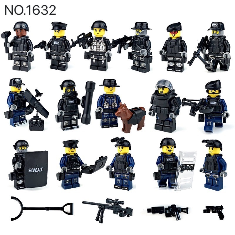 Lego đội Phi Hổ - Lego Minifigures - Nhân vật Lego Army