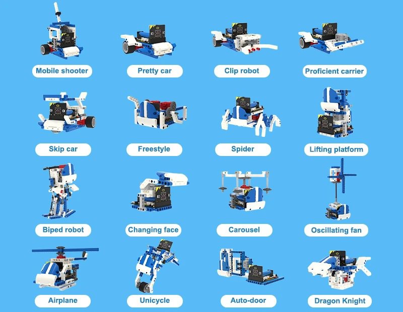 Building Bit Super Kit - Lego 16 in 1 - Lập trình robot cho trẻ em