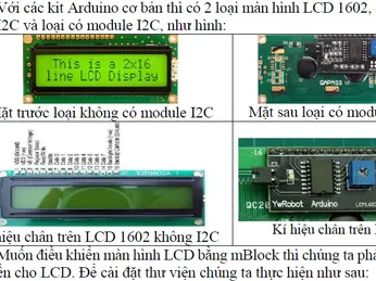 P3- Tài liệu lập trình Arduino bằng mBlock - Tự học arduino cơ bản: Màn hình LCD