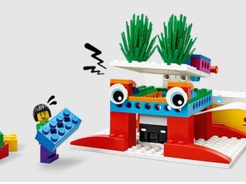 Bài 19: Hướng dẫn Lego Spike Essential 45345 : Thùng rác ma quái