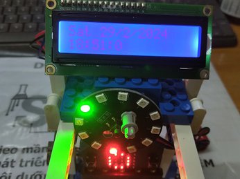 Mô hình 22 - Đồng hồ RGB - Bộ Kit Microbit PH2.0