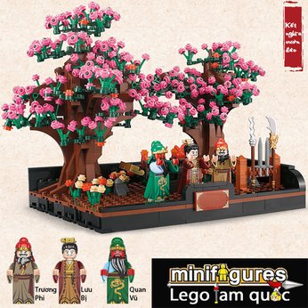 Kết nghĩa vườn đào - Mô hình Lego Tam Quốc - Tam Quốc Lego Minifigure