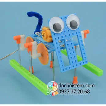 Robot chó điều khiển - đồ chơi STEM - đồ chơi thông minh - đồ chơi lắp ráp