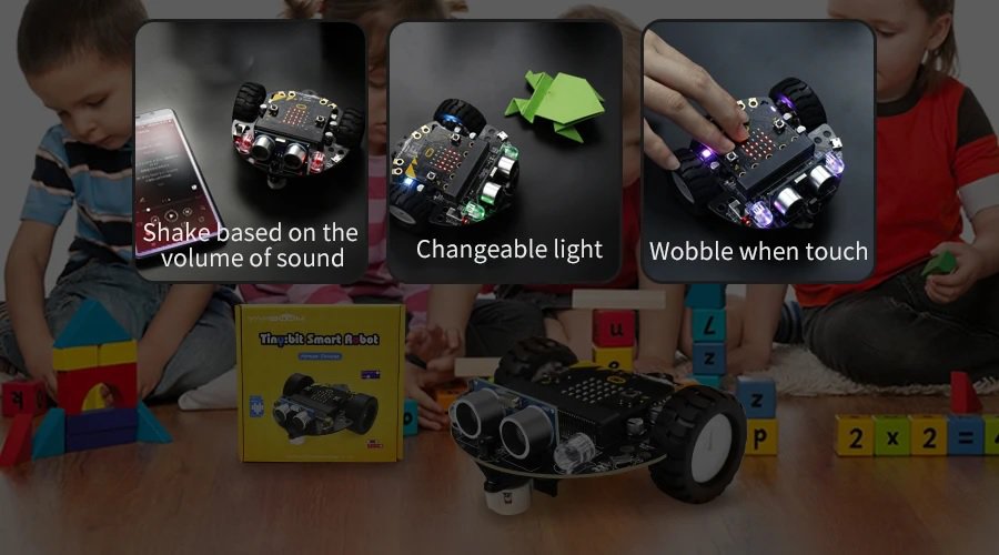 Tiny:bit - Xe robot Tiny Bit - Robot lập trình cho trẻ em
