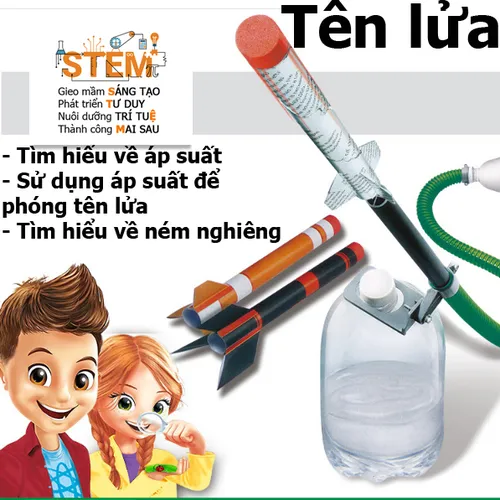 Tên lửa STEM - đồ chơi STEM - đồ chơi thông minh - đồ chơi lắp ráp Tên lửa STEM - đồ chơi STEM - đồ chơi thông minh - đồ chơi lắp ráp