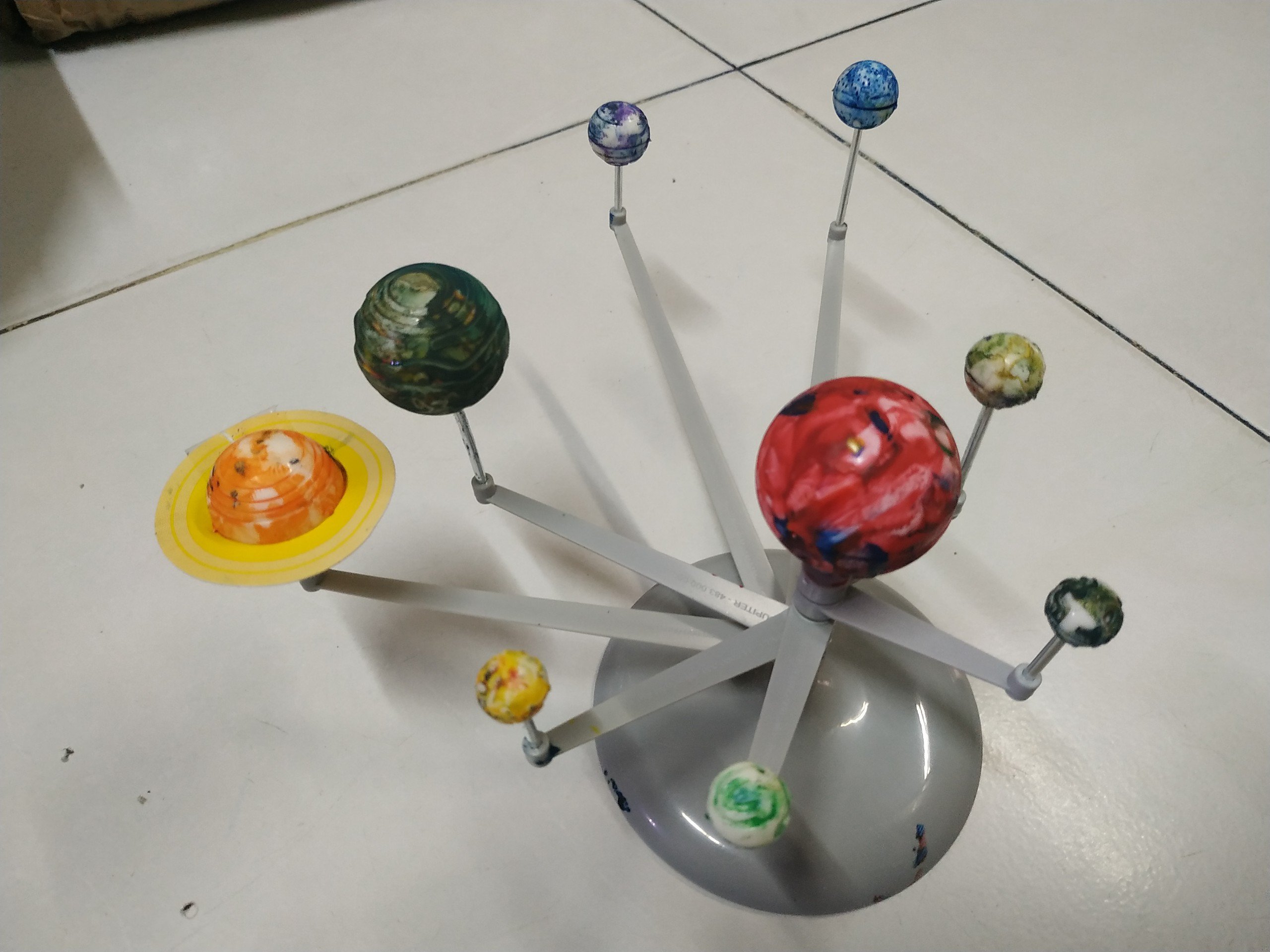 Mô hình hệ mặt trời ( STEM Tiểu Học )