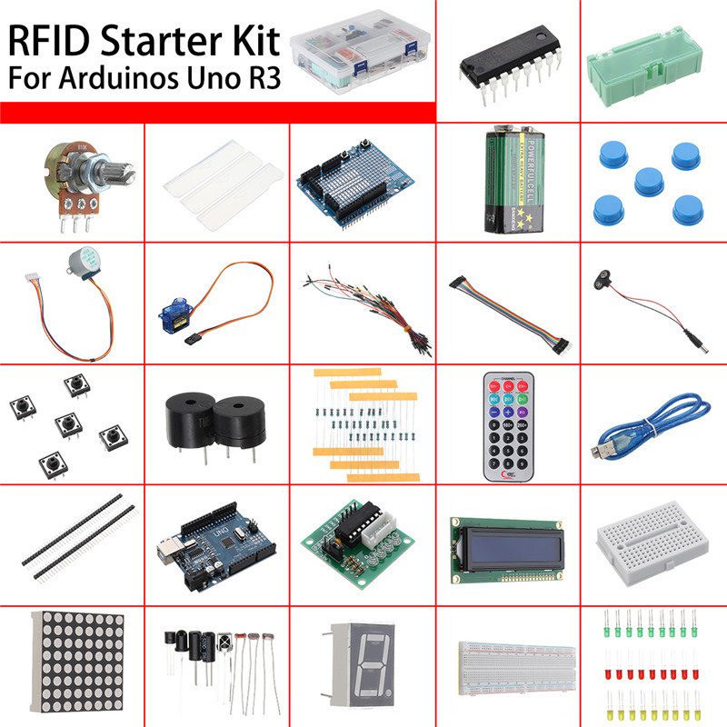 Bộ Kit Arduino Starter (kèm linh kiện) - tự học lập trình arduino 