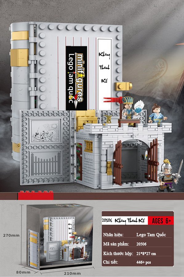 Không thành kế - Mô hình Lego Tam Quốc - Tam Quốc Lego Minifigure