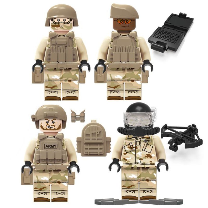 Lego lính SEAL - Lego Minifigures - Nhân vật Lego Army