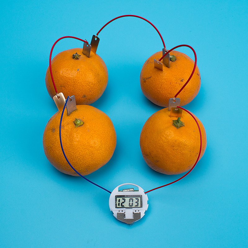Pin điện hóa - pin quả chanh - pin trái cây - đồ chơi STEM