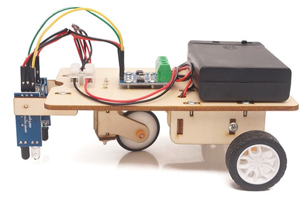 xe dò line - đồ chơi STEM - đồ chơi mô hình - đồ chơi lắp ráp