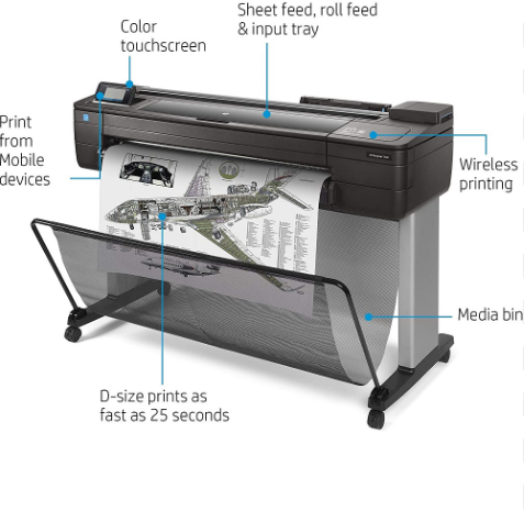 Máy in A0 khổ lớn HP DesignJet T730 36-in Printer Máy in A0 khổ lớn HP DesignJet T730 36-in Printer