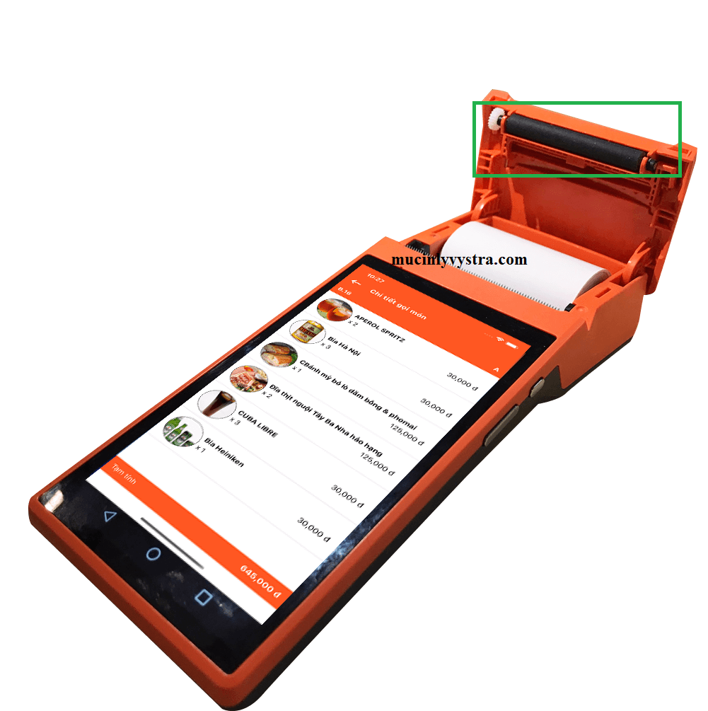 trục con lăn máy POS cầm tay SUNMI trục con lăn máy POS cầm tay SUNMI