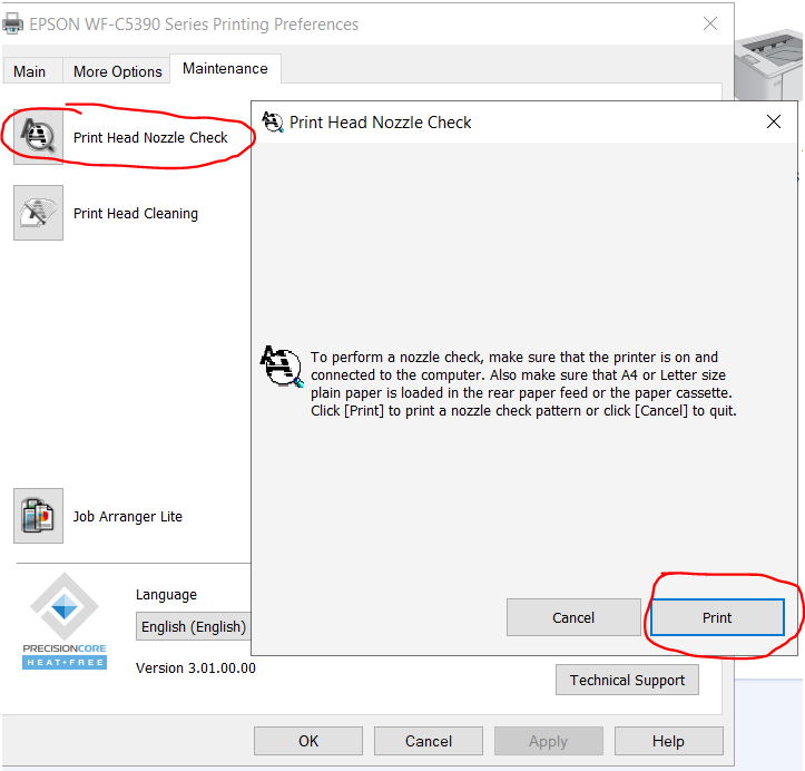 Hướng dẫn vệ sinh đầu phun Epson C5390 C5890 Hướng dẫn vệ sinh đầu phun Epson C5390 C5890