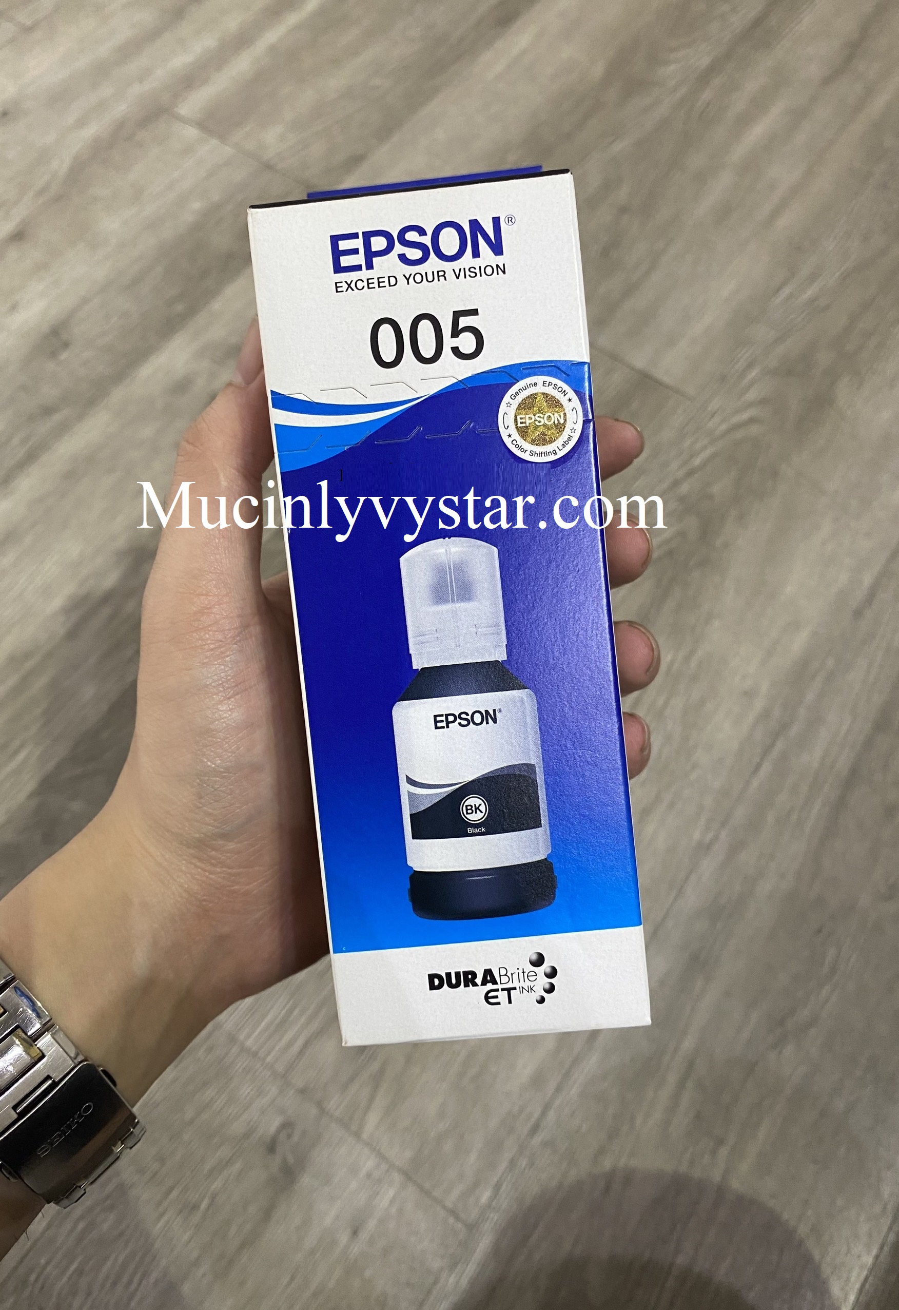 Mực In Epson 005 High Capacity Black Ink Bottle C13t03q100 