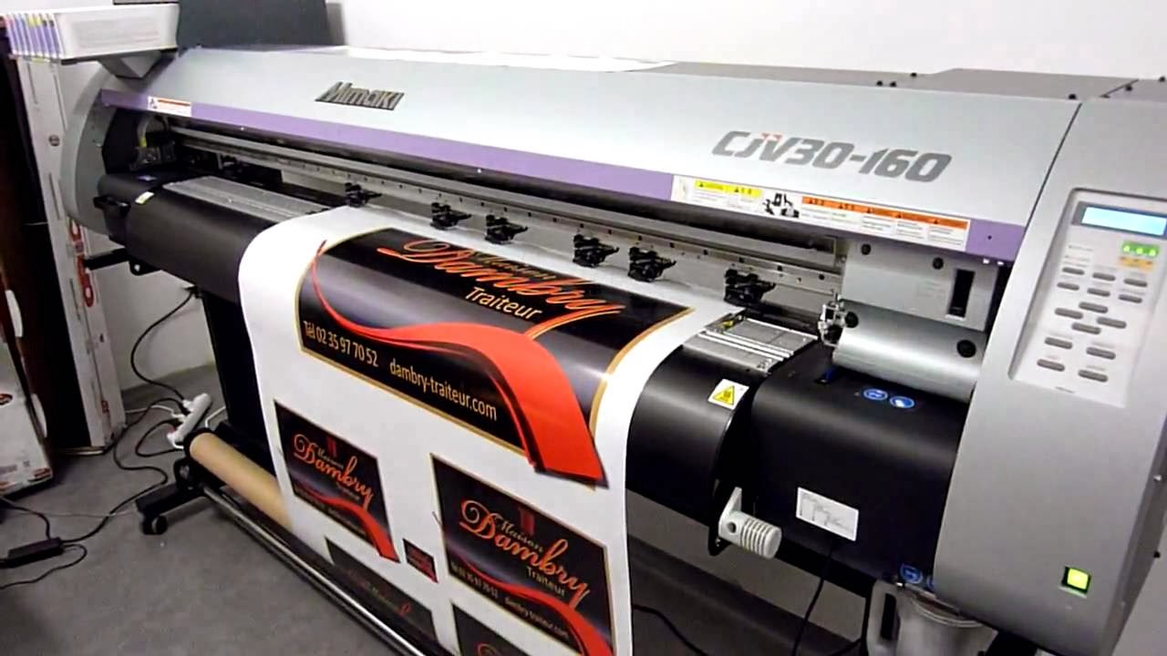 Mimaki JV33-130 in tem nhãn decal Mimaki JV33-130