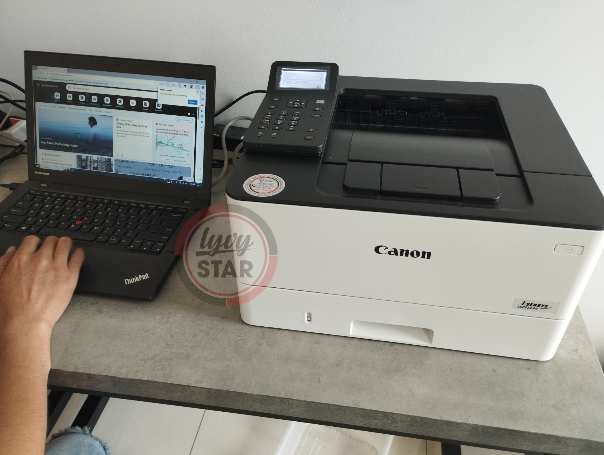 Máy in Canon 233DW 2 mặt tự động,may in canon 233dw 2 mat tu dong Máy in Canon 233DW 2 mặt tự động,may in canon 233dw 2 mat tu dong