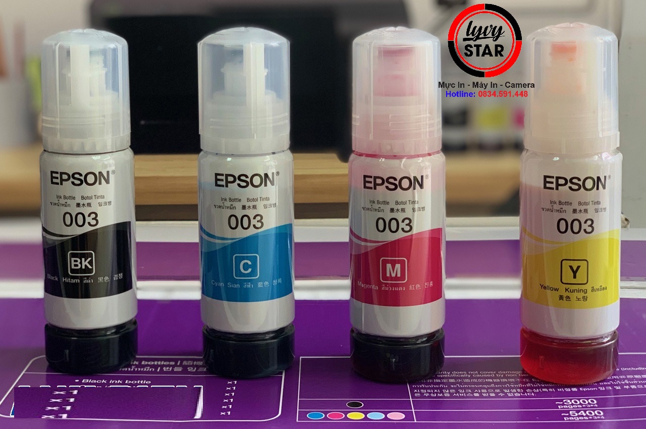 Bộ Mực in Epson 003 - Epson L3110, L3150, L5190