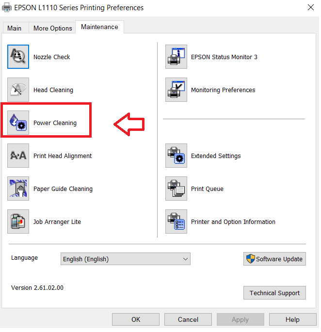 Sửa máy in Epson L1110 - L1210 in bị thiếu màu Sửa máy in Epson L1110 - L1210 in bị thiếu màu