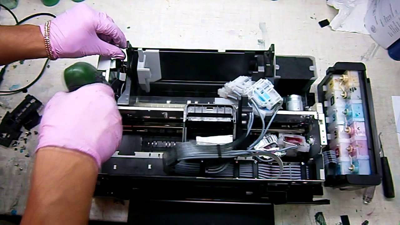 Thay đầu phun Epson l805