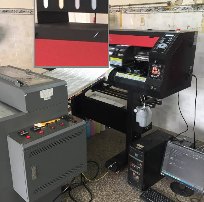 Máy in Pet khổ 60cm 2 đầu phun i3200 Máy in Pet khổ 60cm 2 đầu phun i3200