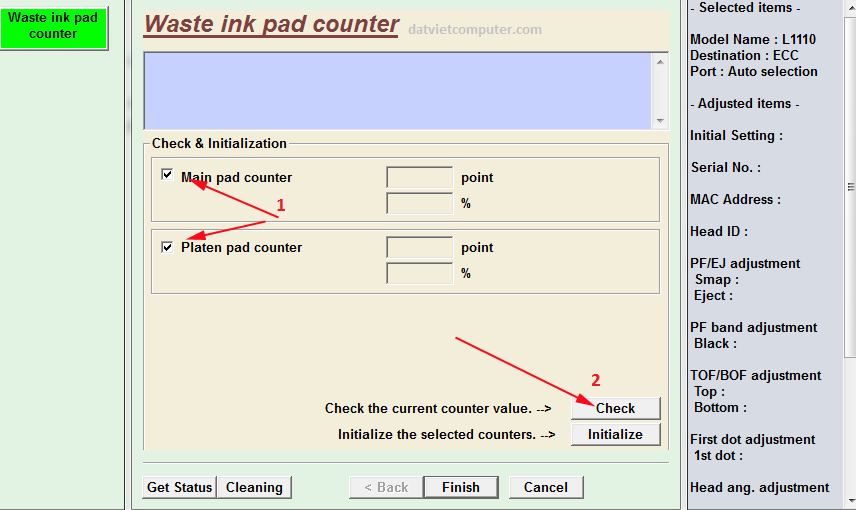 Cách reset bộ đếm máy in Epson L1110 đơn giản nhất,cach reset bo dem may in epson l1110 don gian nhat Cách reset bộ đếm máy in Epson L1110 đơn giản nhất,cach reset bo dem may in epson l1110 don gian nhat