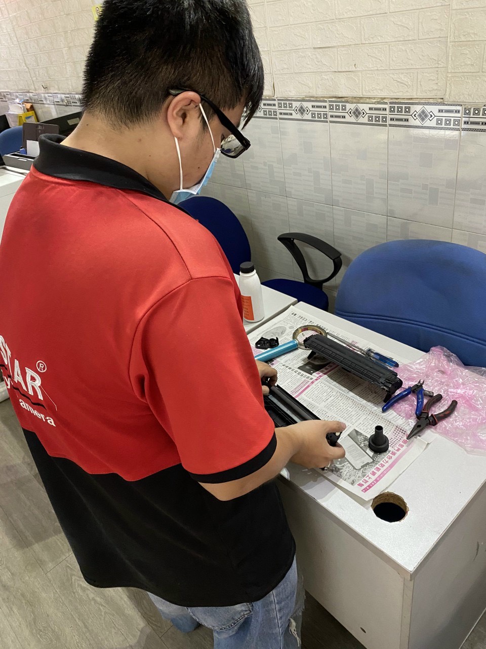 Dịch vụ thay mực máy in Canon MF275DW Dịch vụ thay mực máy in Canon MF275DW