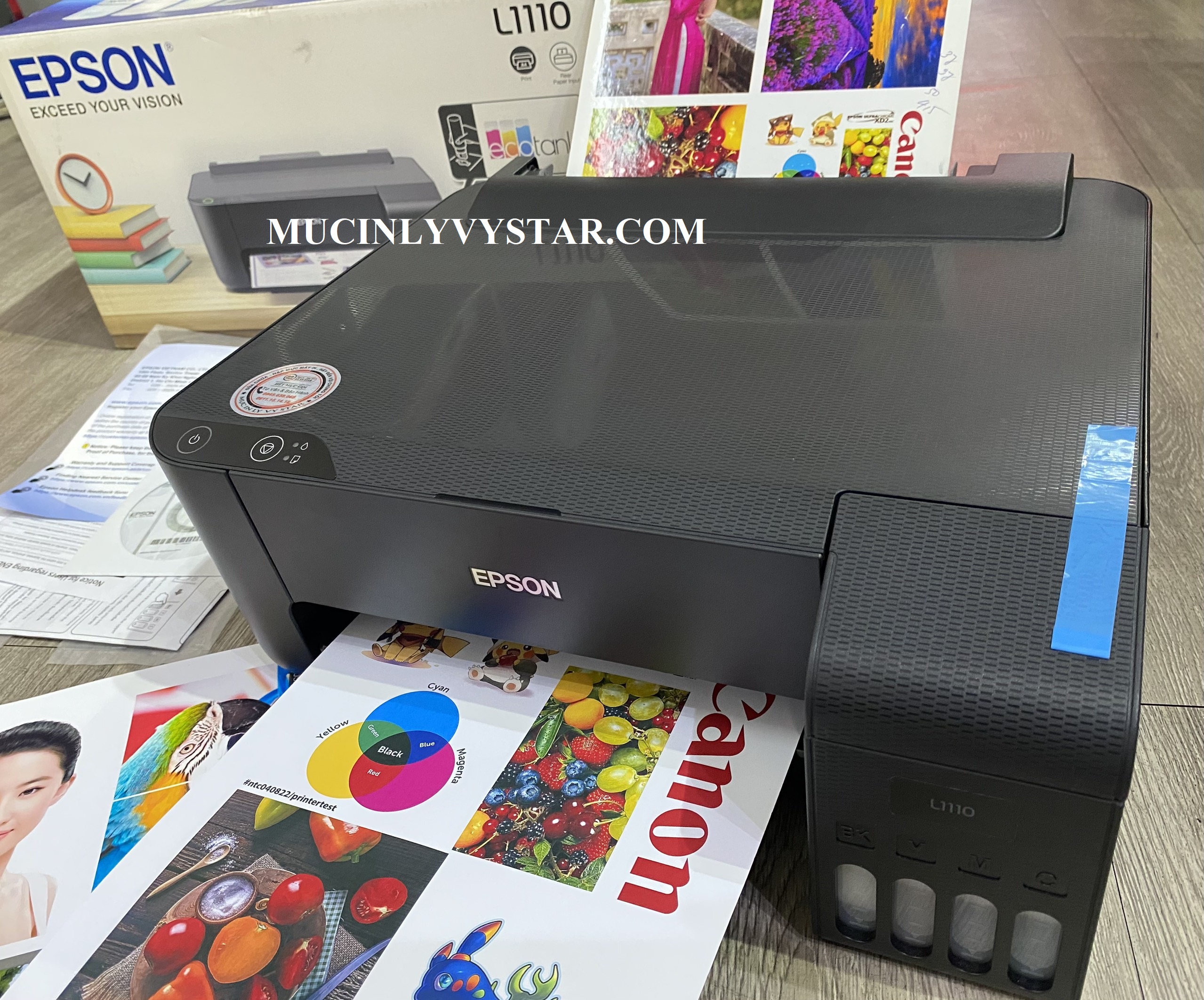 Sửa máy in Epson L1110 - L1210 in bị thiếu màu Sửa máy in Epson L1110 - L1210 in bị thiếu màu