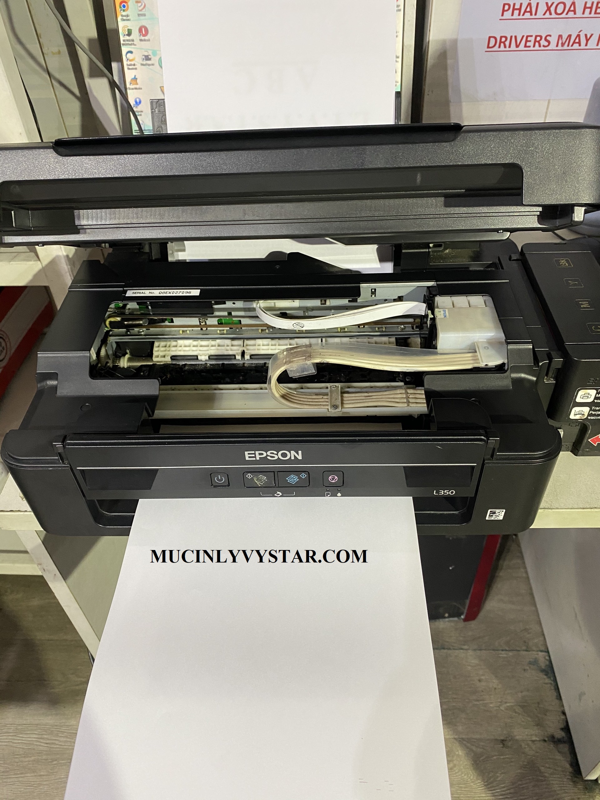 Sửa chữa máy in Epson L350 in ra giấy trắng,sua chua may in epson l350 in ra giay trang Sửa chữa máy in Epson L350 in ra giấy trắng,sua chua may in epson l350 in ra giay trang