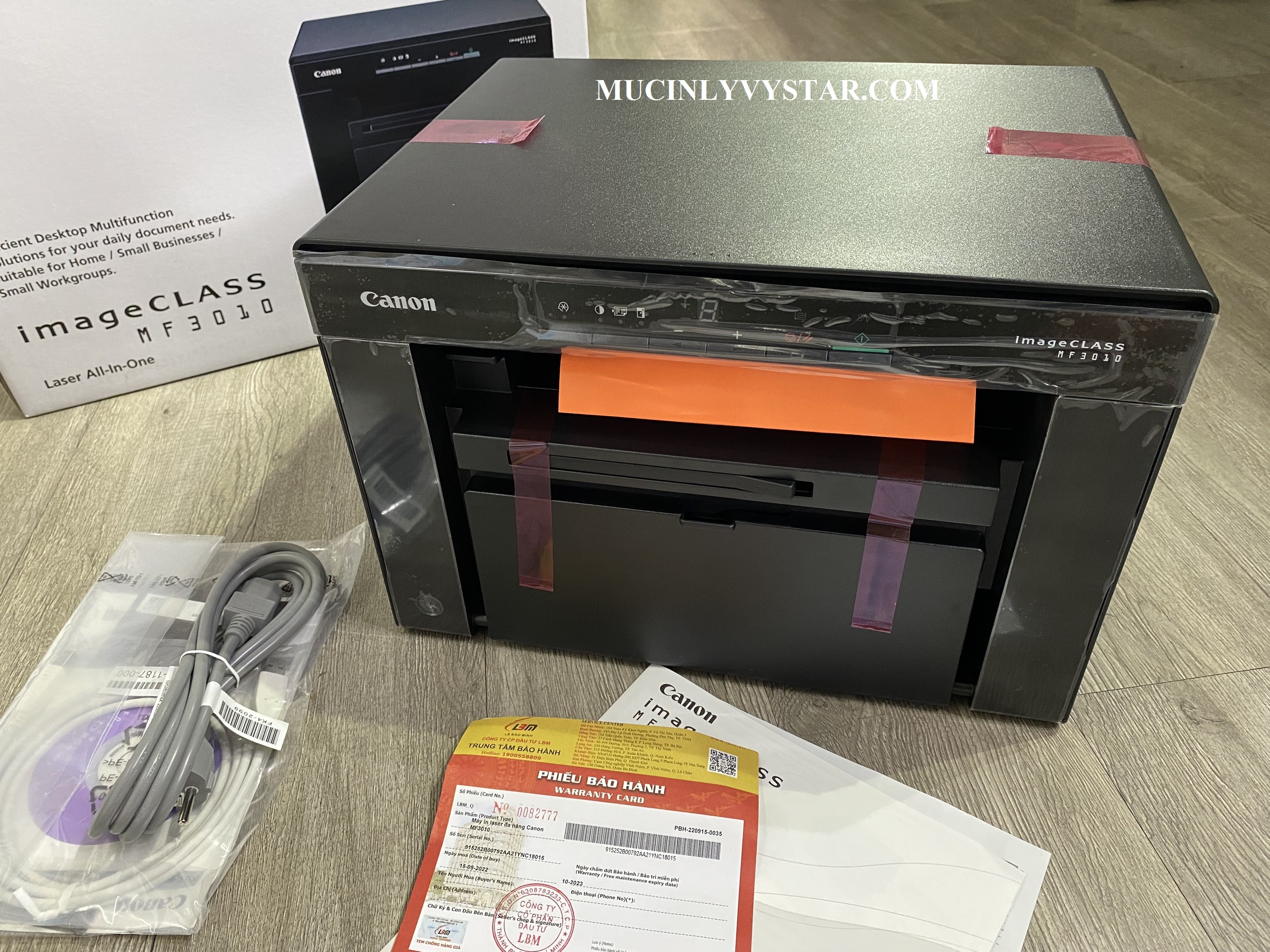 Máy in Canon MF-3010, In, Scan, Copy, Laser trắng đen Máy in Canon MF-3010, In, Scan, Copy, Laser trắng đen