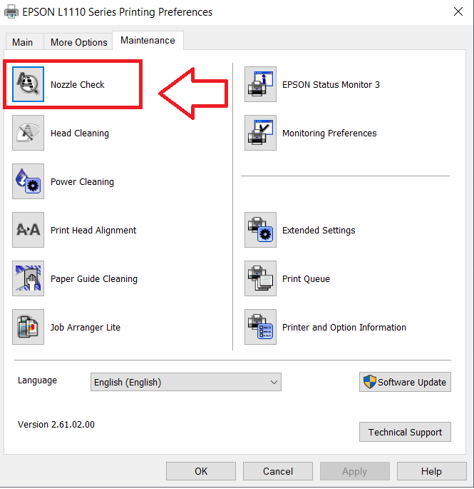 Sửa máy in Epson L1110 - L1210 in bị thiếu màu Sửa máy in Epson L1110 - L1210 in bị thiếu màu