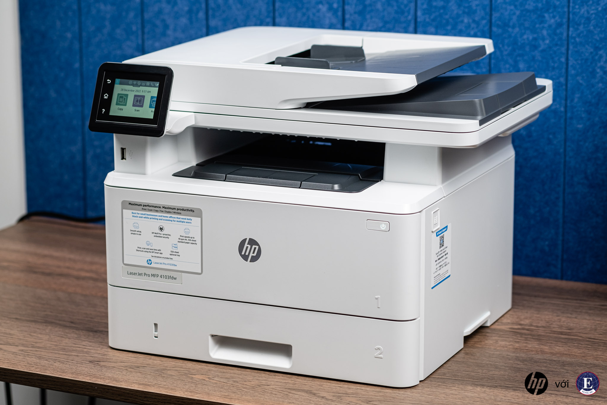 Máy in HP LaserJet Pro MFP 4103Fdw (2Z629A) Máy in HP LaserJet Pro MFP 4103Fdw (2Z629A)