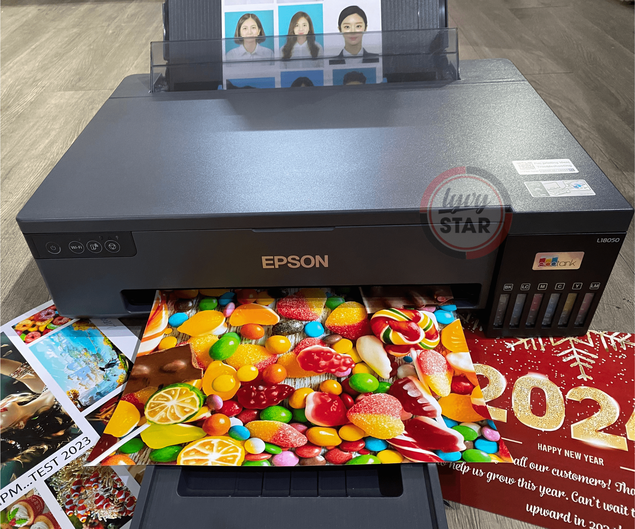 Mực dầu in decal đế vàng Epson L8050 - L18050 Mực dầu in decal đế vàng Epson L8050 - L18050